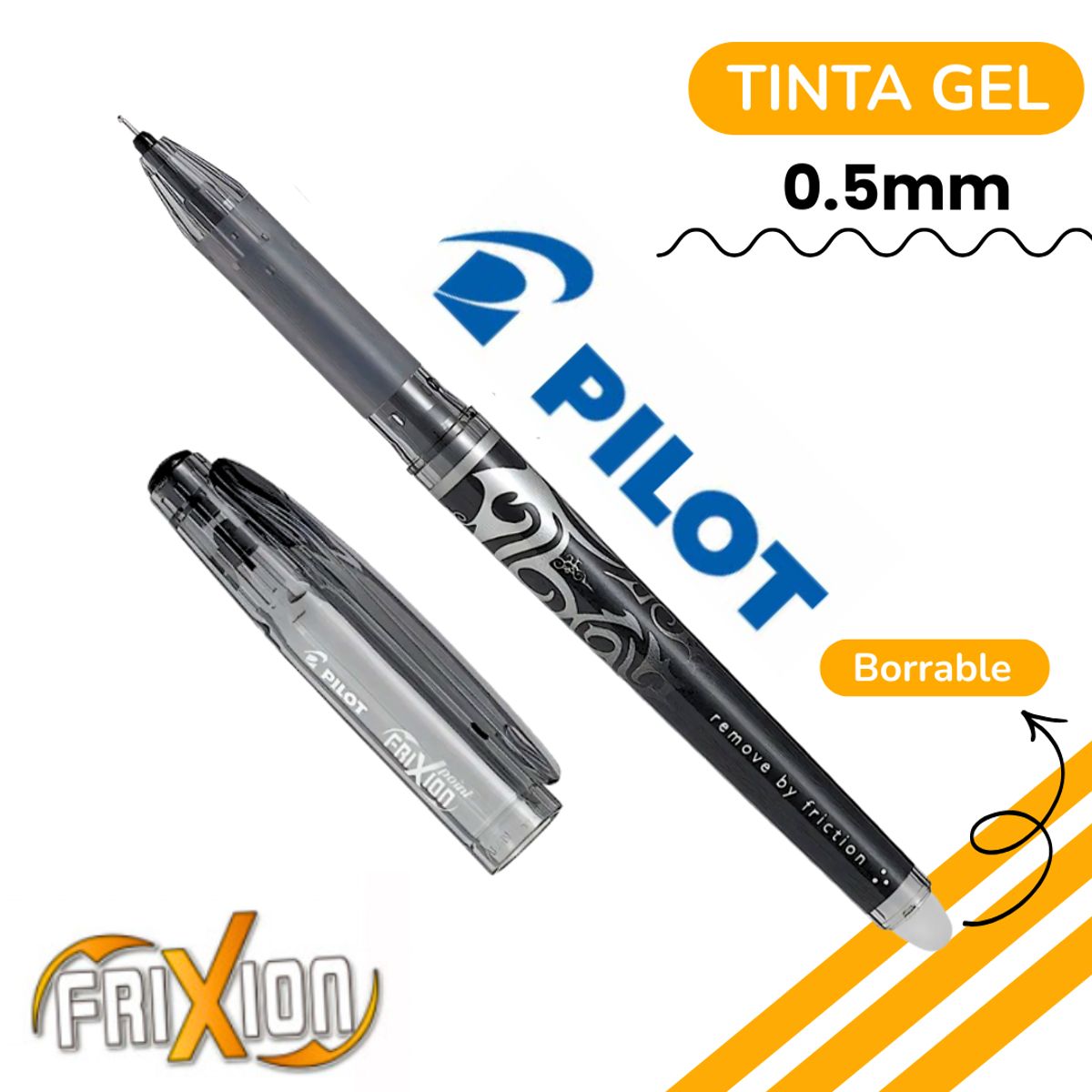 PILOT - Lápiz Tinta Gel Borrable Pilot Frixion Ball 0.5 Mm Original