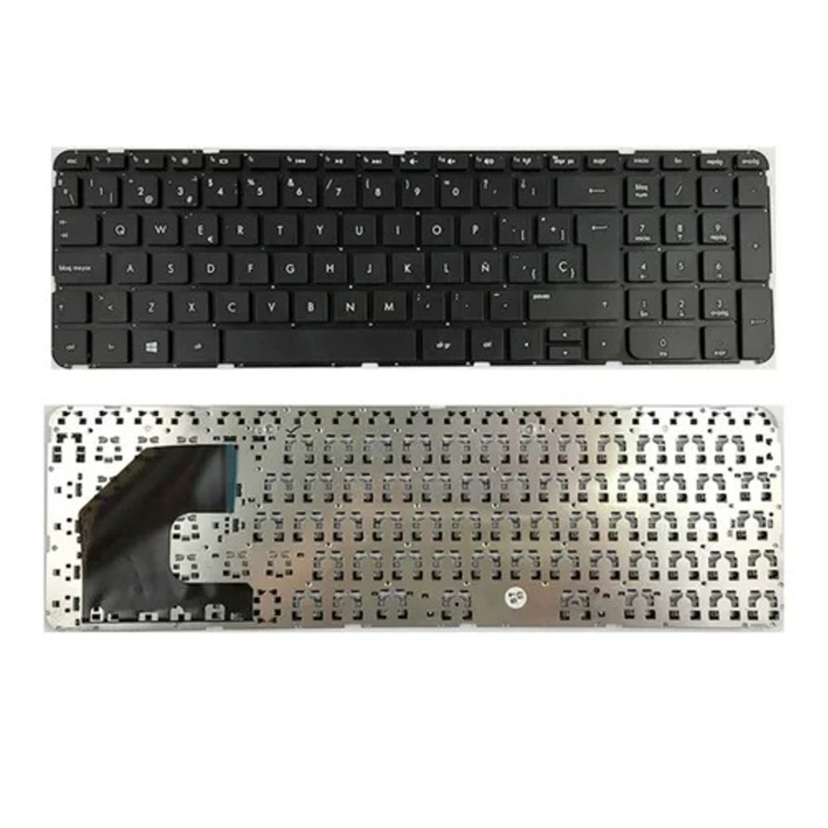 GENERICO - TECLADO HP SLEEKBOOK 14-B SIN FRAME ESPAÑOL NEGRO