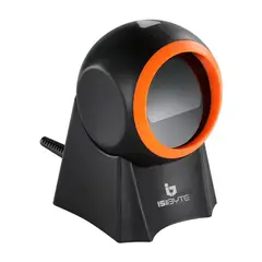 GENERICO - LECTOR BOLA CODIGO DE BARRA OMNIDI RECCIONAL USB 2D NEGRONARANJO