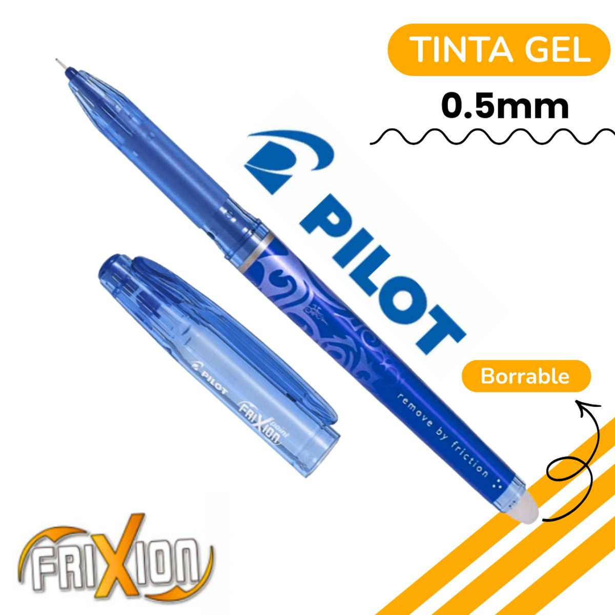 PILOT - Lápiz Tinta Gel Borrable Pilot Frixion Ball 0.5 Mm Original