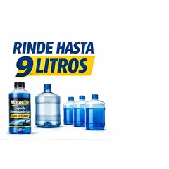 MOTORLIFE - Limpiaparabrisas Concentrado 450 ml Alto Rendimiento Hasta 9 Litros
