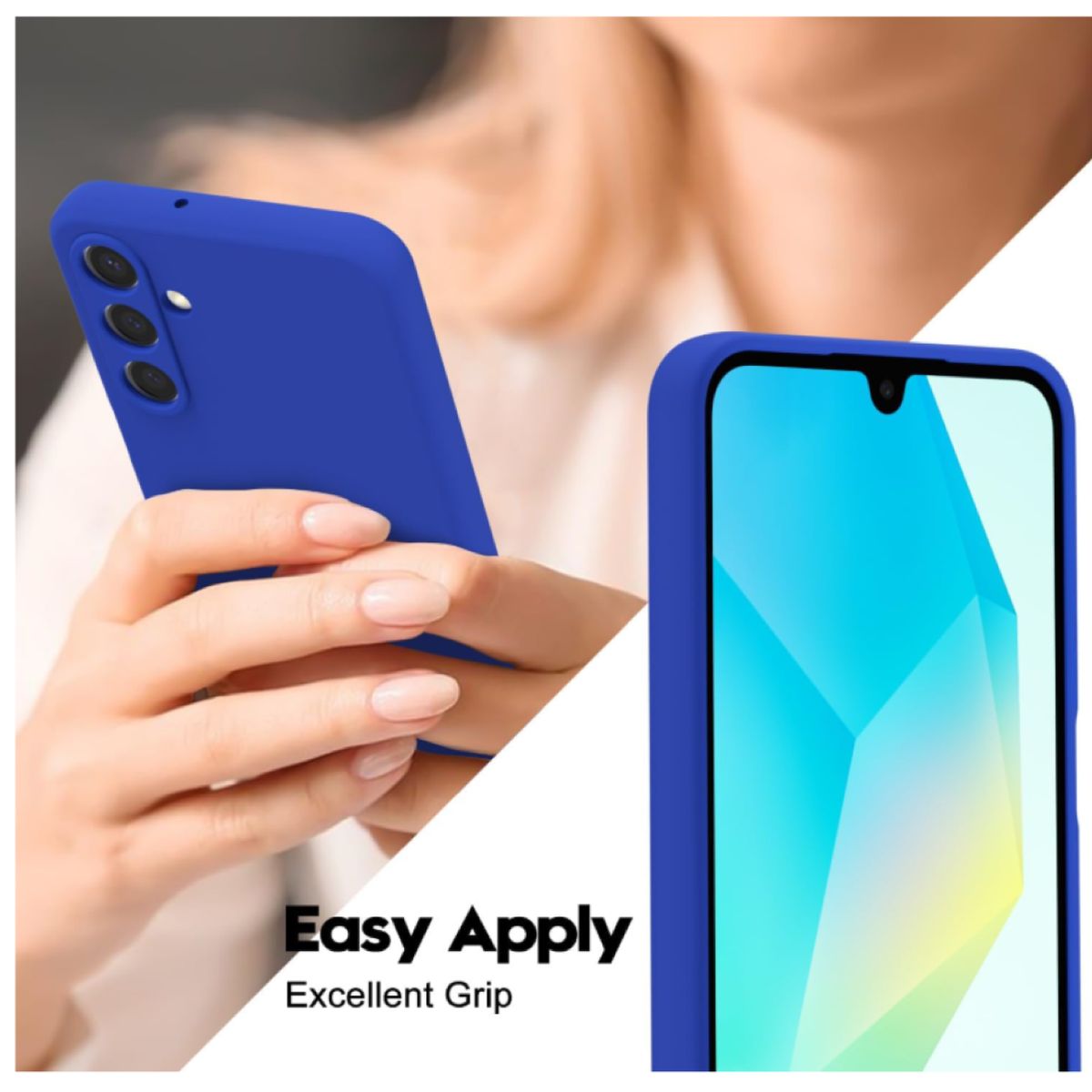 GENERICO - Carcasa Funda Para Samsung A17 5g Silicona Azul