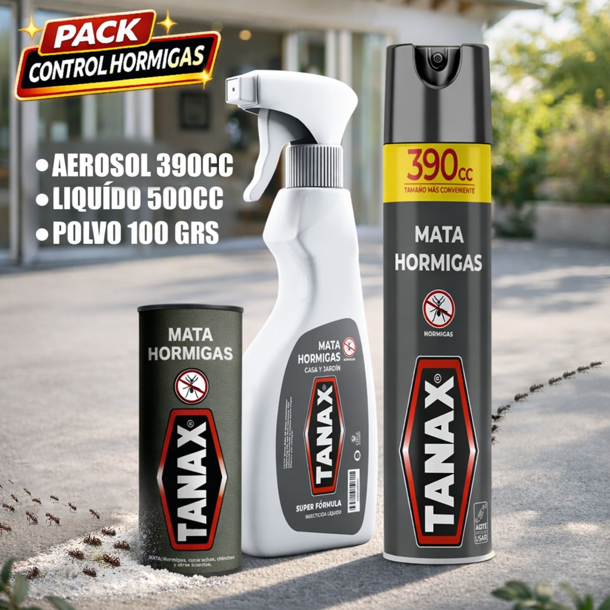 TANAX - Mata Hormigas Pack Total