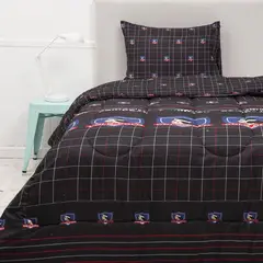 MASHINI - Plumón Colo Colo Escoses Reversible 1,5 Plazas + Funda Almohada
