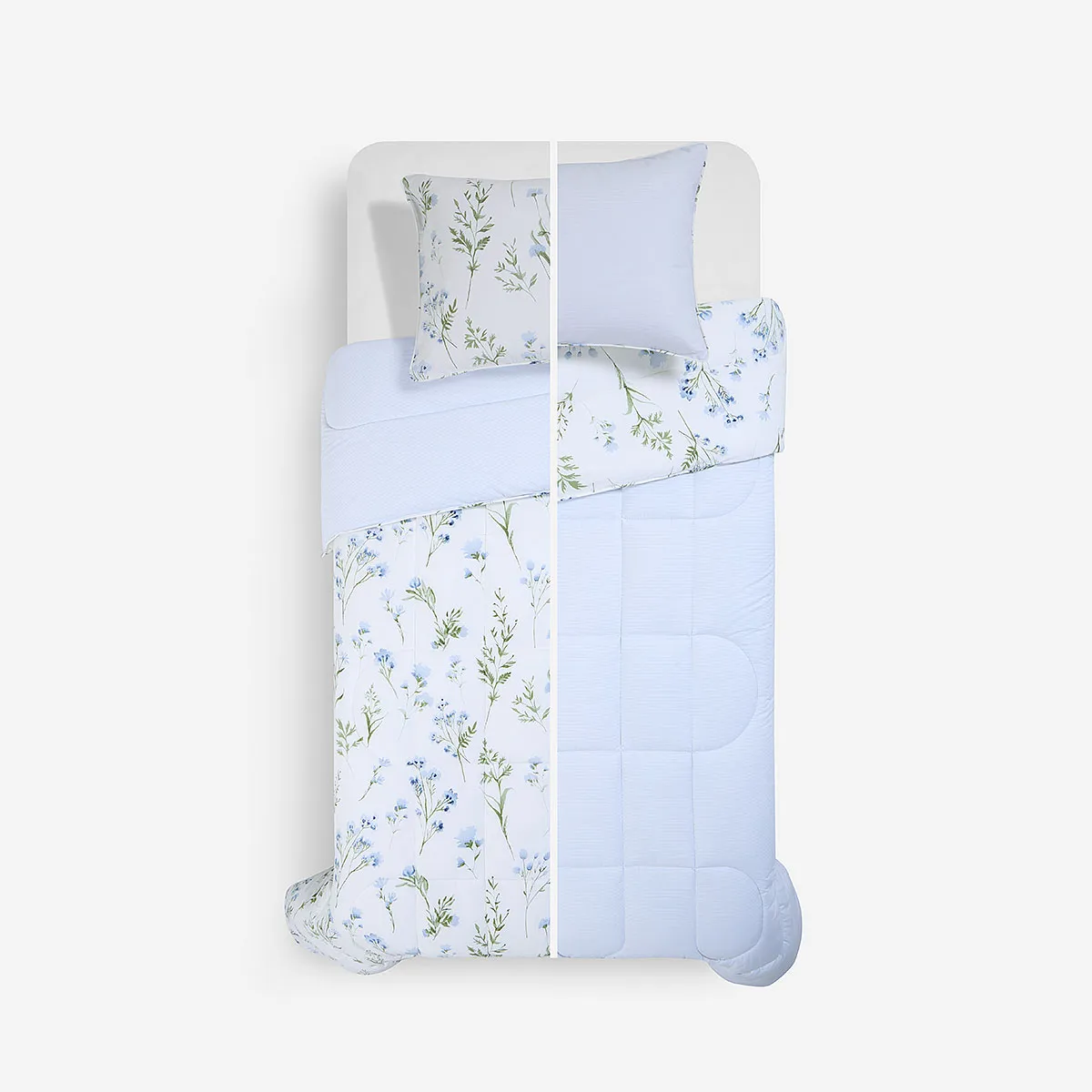 ROSEN - Plumón Cotton Baena 1.5 Plazas
