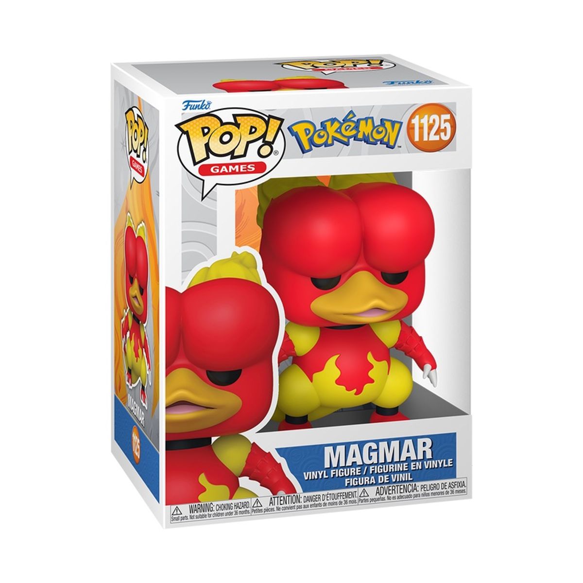 FUNKO - Funko Pop Pokemon – Magmar 1125 + Protector