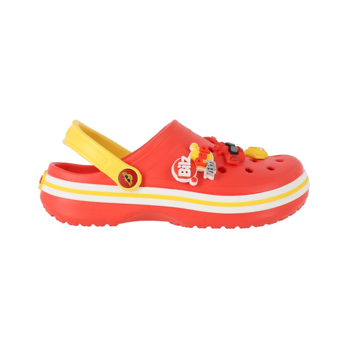 BAMERS - Zuecos Joven Multicolor Rojo Bamers Airline x Bilz&Pap