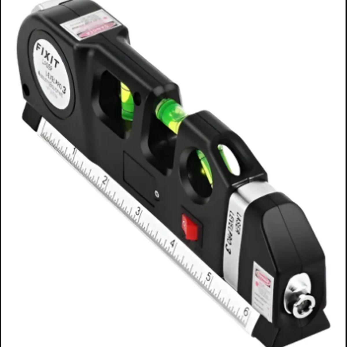 GENERICO - Nivelador Laser Nivel De Laser Cinta Métrica 3 Modos