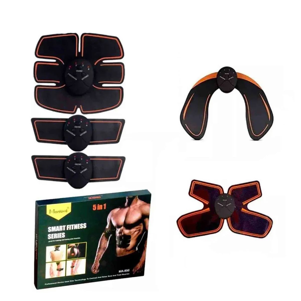 MOVI - Electroestimulador Muscular 5 en 1, Tonifica, reduce y marca