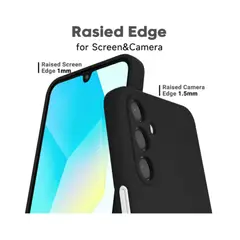 GENERICO - Carcasa Funda Para Samsung A17 5g Silicona Negro