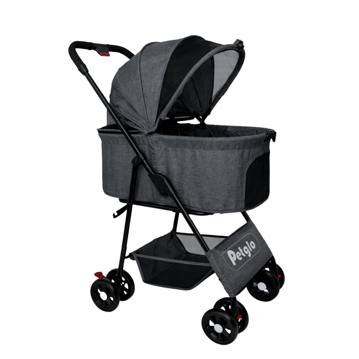 BEBEGLO - Coche para Mascotas Petglo RS-820 Gris