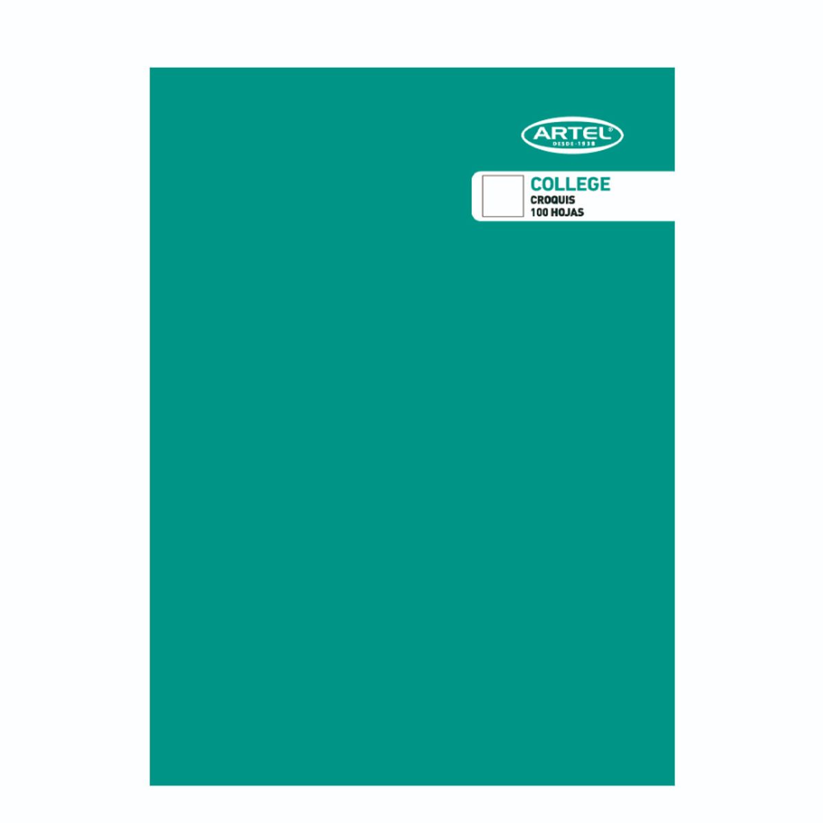 ARTEL - Cuaderno College Croquis 100 hojas ARTEL