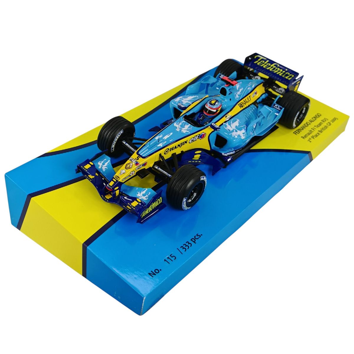 FORMULA 1 - Auto Formula 1 Renault R25 British GP 2005 #5 Fernando Alonso Minichamps 1:18