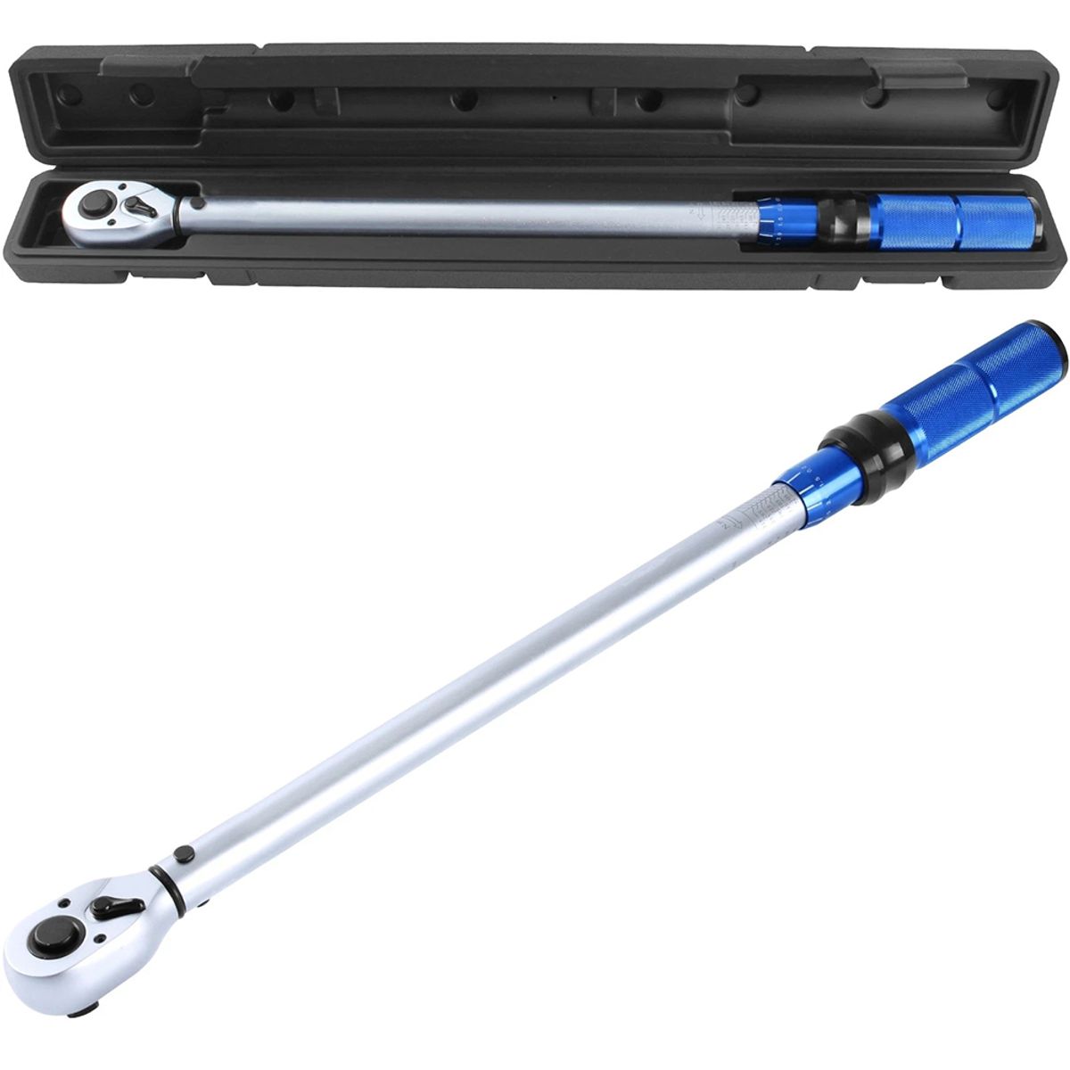 TYKON - Torquimetro 100 a 500Nm Llave de Torque de 1/2 Profesional y Certificada