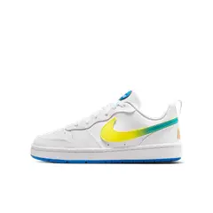 NIKE - Zapatillas Court Borough Low Blanco Niños