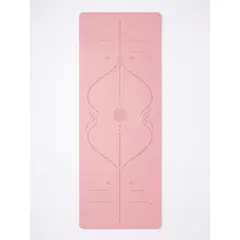 GENERICO - Mat de Yoga Con Marcas De Alineación de 8mm más bolso-Rosado v2