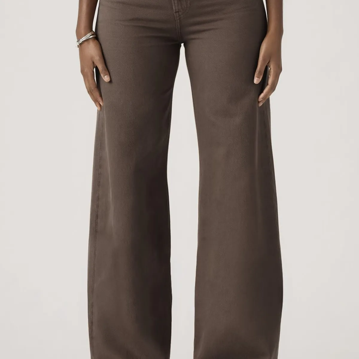 LEVIS - Jeans Mujer Ribcage Wide Leg Café Levis
