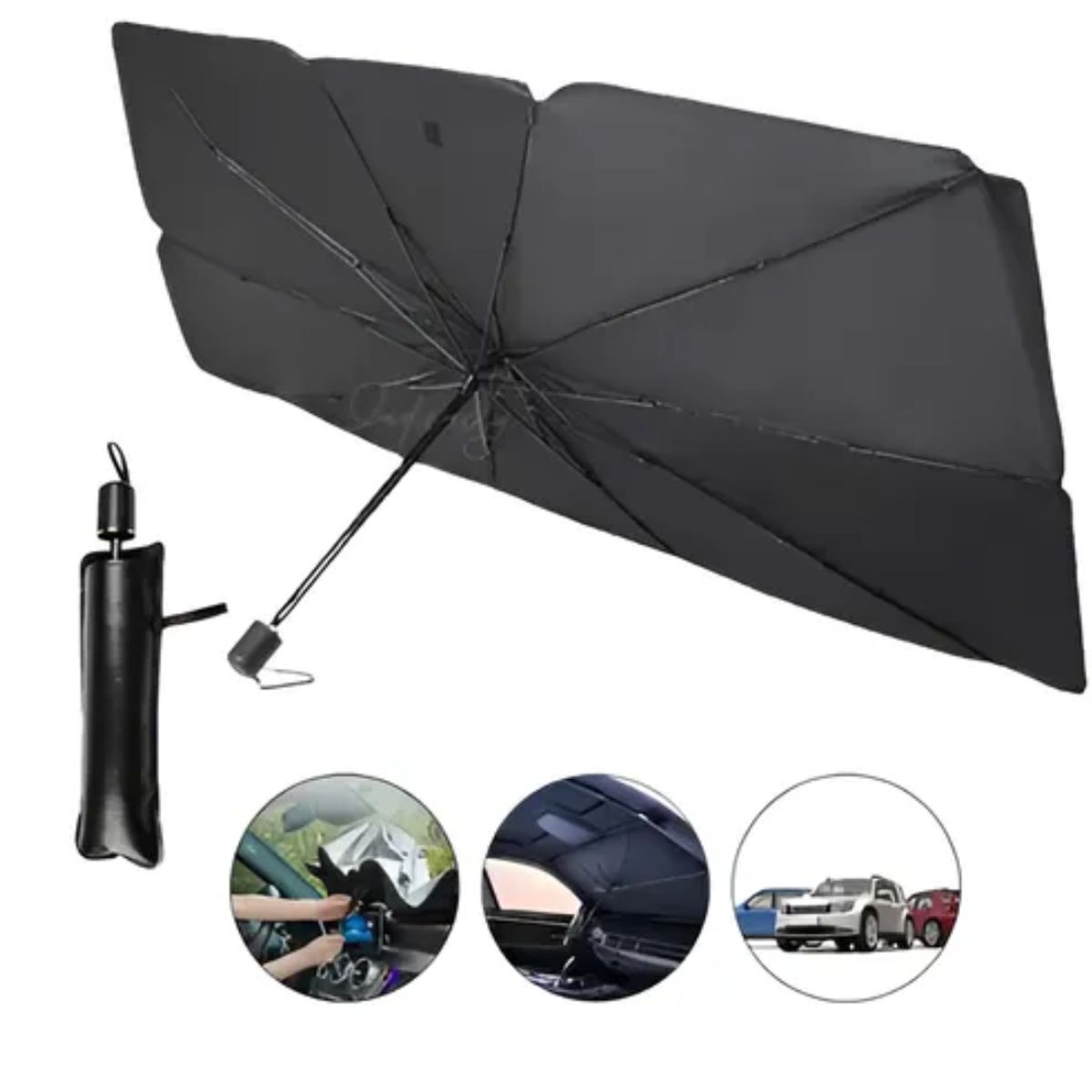 GENERICO - Tapasol Paragua Parabrisas Plegable Carro Universal Sombrill