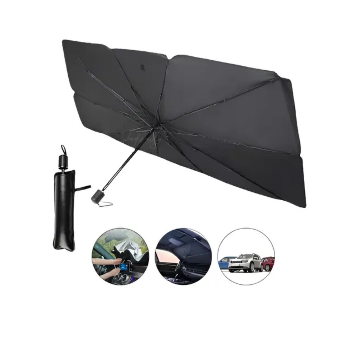 GENERICO - Tapasol Paragua Parabrisas Plegable Carro Universal Sombrill