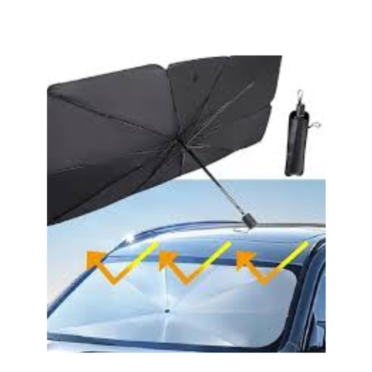 GENERICO - Tapasol Paragua Parabrisas Plegable Carro Universal Sombrill