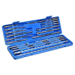 GENERICO - Set Herramienta con 20 Brocas Concreto SDS Plus de Excelente calidad
