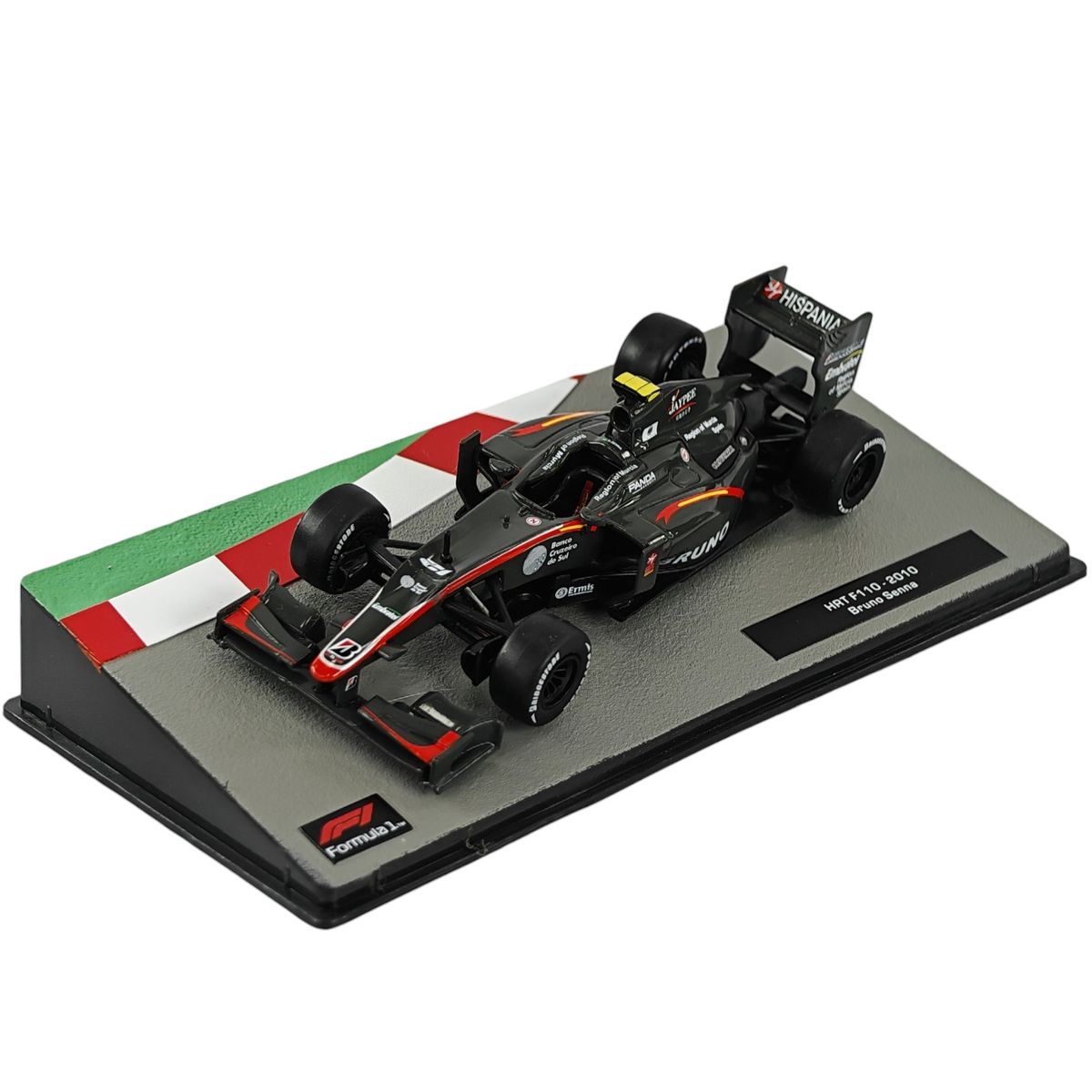 FORMULA 1 - Auto Formula 1 Hispania HRT F110 2010 #21 Bruno Senna Caja Acrilica Altaya 1:43