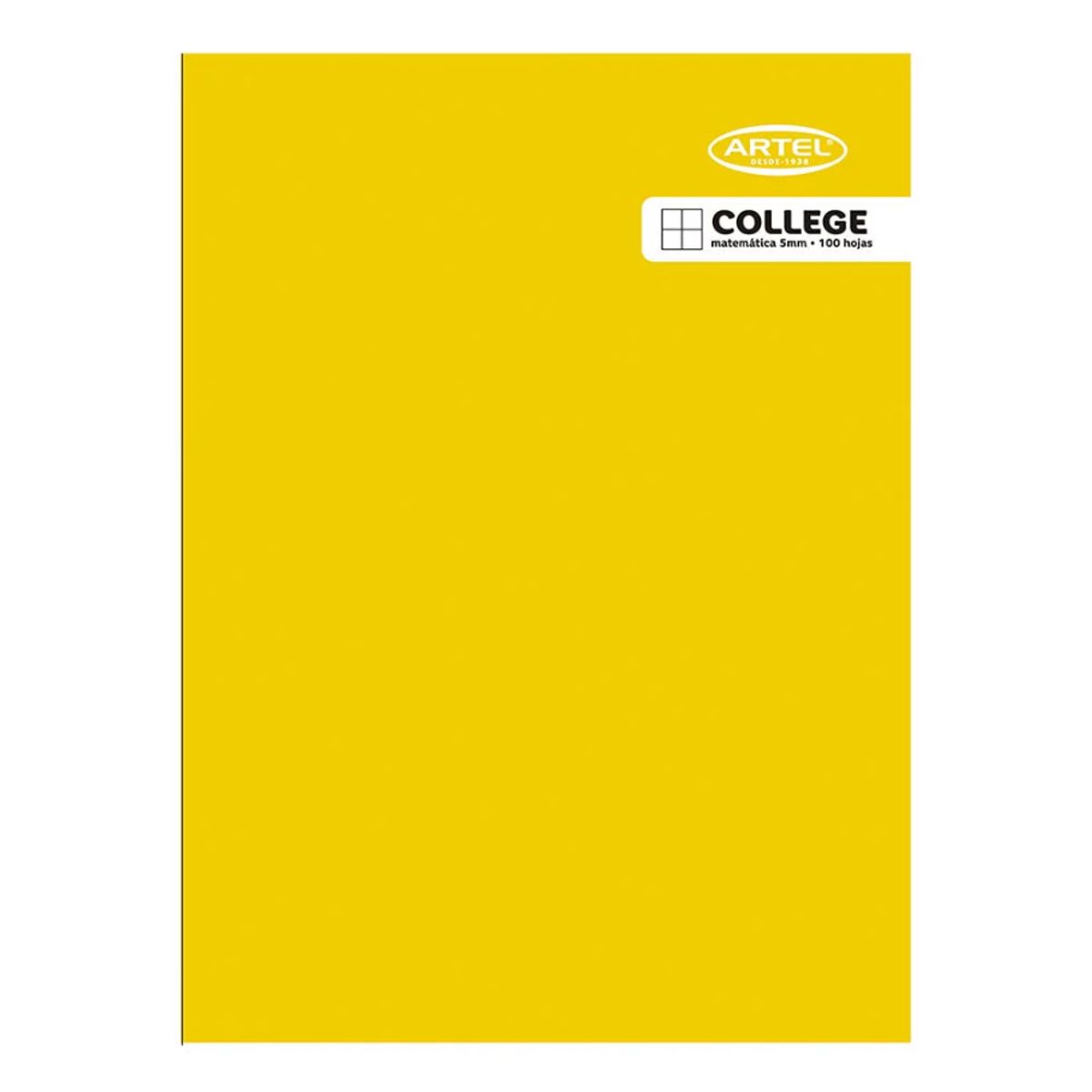 ARTEL - Cuaderno College Matemáticas 5mm 100 hojas ARTEL