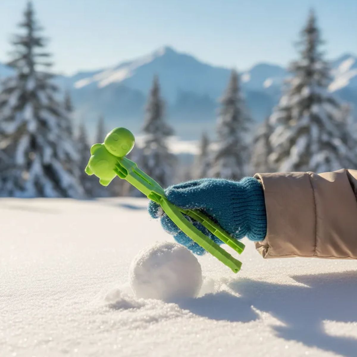 GENERICO - Pinza Para Hacer Bolas De Nieve Juguete Molde Mono Nieve