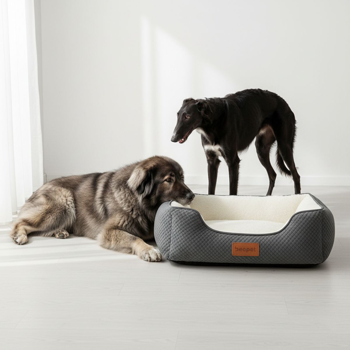 BEBESIT - Cama para Mascotas Pawzen Ortopédica L90x60