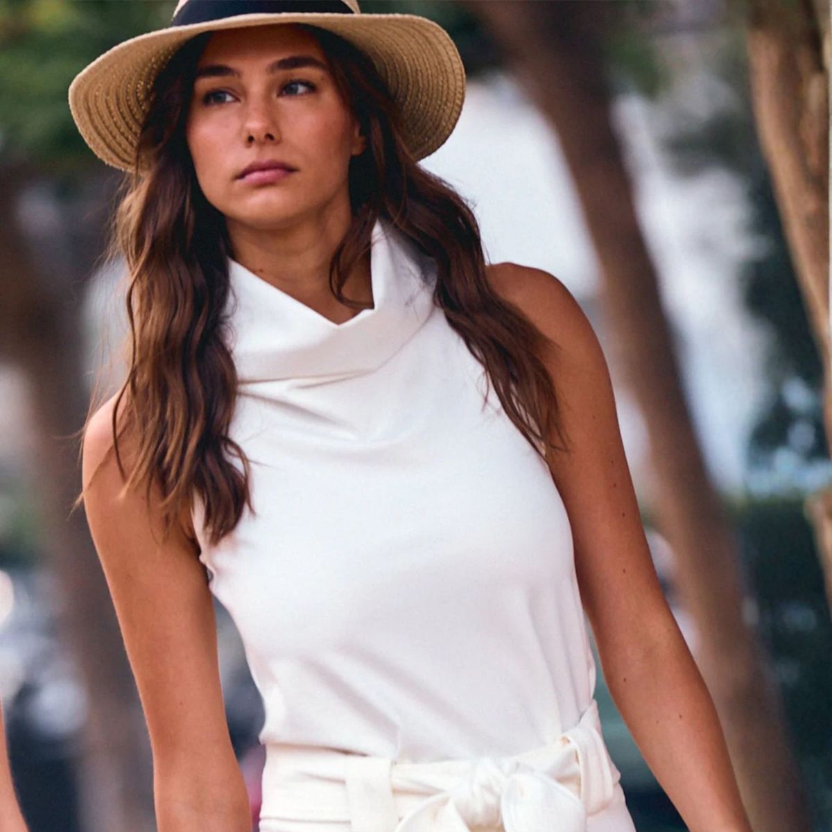 PADOVA - Blusa Noche De Lirios Natural Mujer