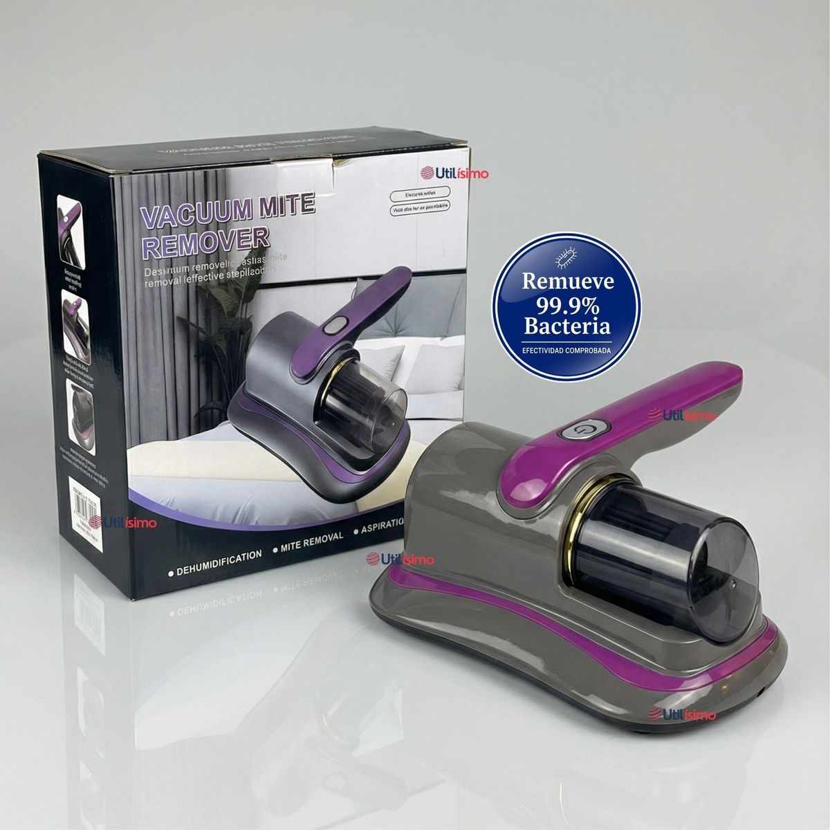 LINE - Aspirador Inalámbrico Remueve Bacterias UV Anti Ácaros Portátil