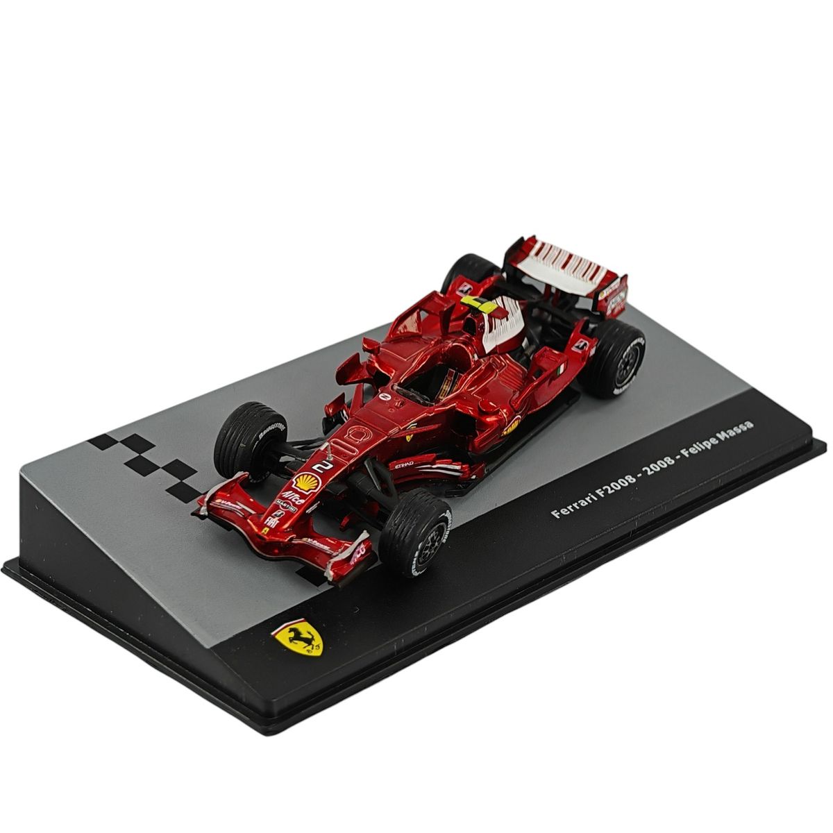 FORMULA 1 - Auto Formula 1 Ferrari F2008 #2 Felipe Massa Caja Acrilica IXO 1:43