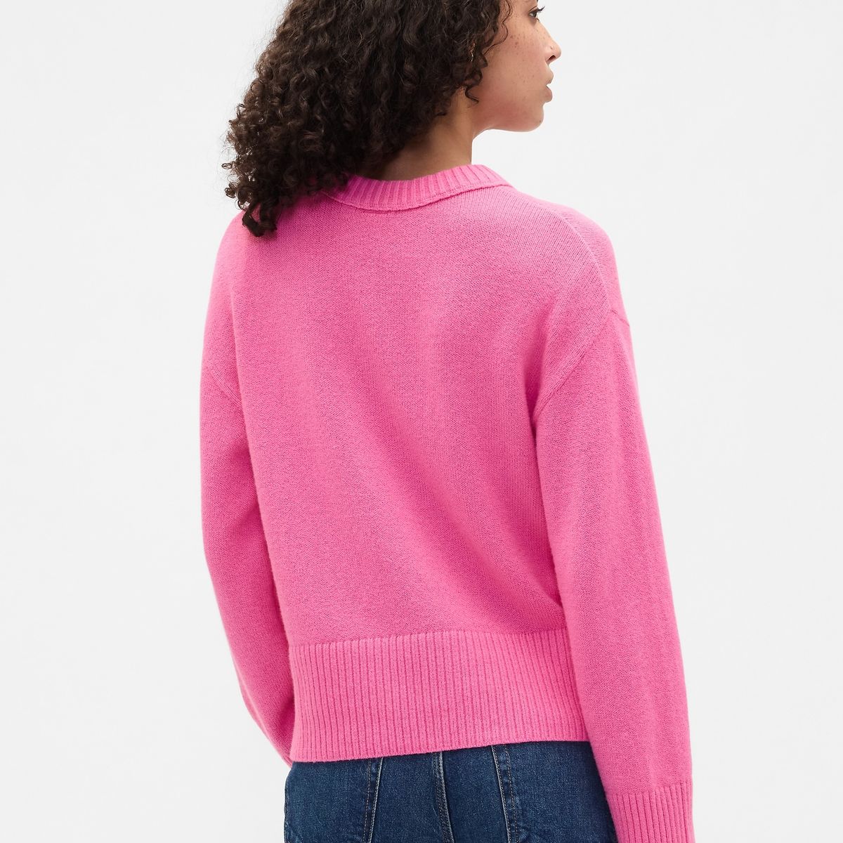 GAP - Sweater Mujer Gap Cashsoft Rosado