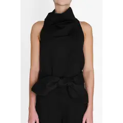 GENERICO - BLUSA NOCHE DE LIRIOS NEGRO