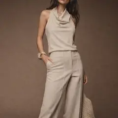 PADOVA - BLUSA NOCHE DE LIRIOS LIGHT BEIGE