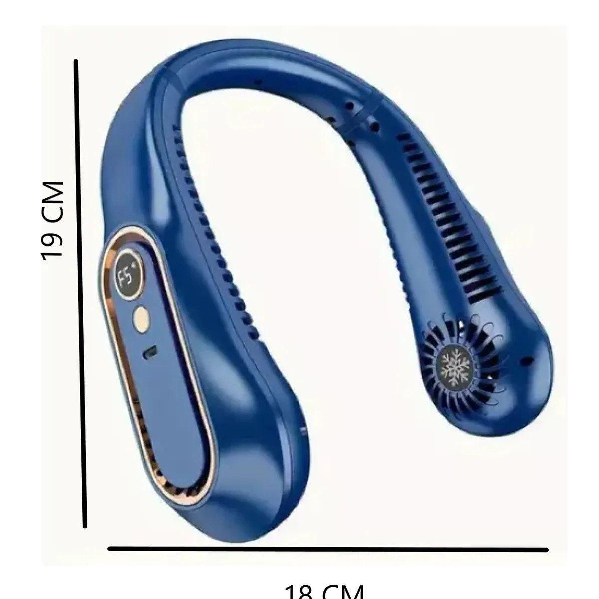 GENERICO - Ventilador de Cuello Recargable ,5 Velocidades