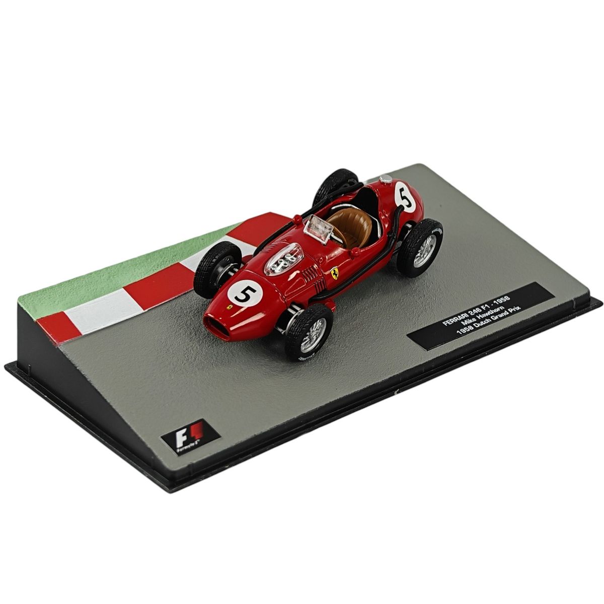 FORMULA 1 - Auto Formula 1 Ferrari 246 F1 1958 #5 Mike Hawthorn Caja Acrilica Altaya 1:43