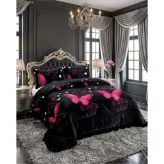 GENERICO - Plumón Térmico 2 Plazas Plush y Chiporro Extra Cálido Invierno