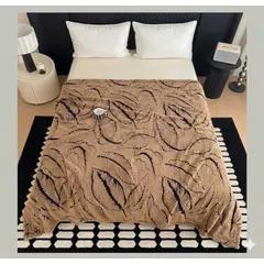 GENERICO - Frazada Manta Plush Sherpa Extra suave 150x200cm