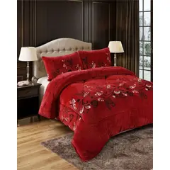 GENERICO - Cubrecama King Super King Plush con Chiporro Térmico