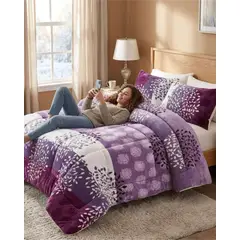 GENERICO - Cubrecama King Super King Plush con Chiporro Térmico