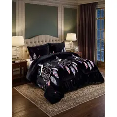 GENERICO - Cubrecama King Super King Plush con Chiporro Térmico