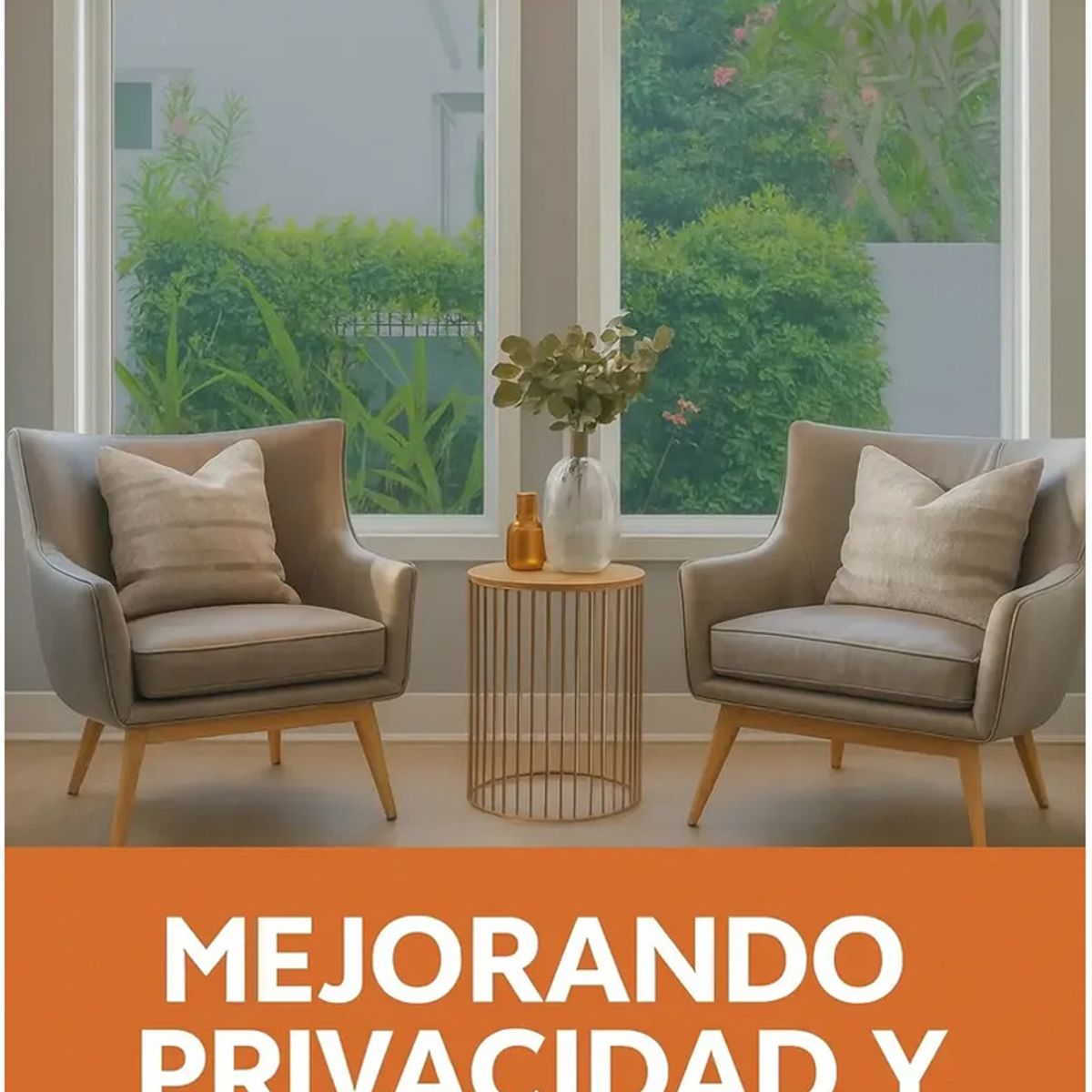 GENERICO - x2 Privacidad Hogar Familiar Vinil Espejo Film Solar Ventanas C