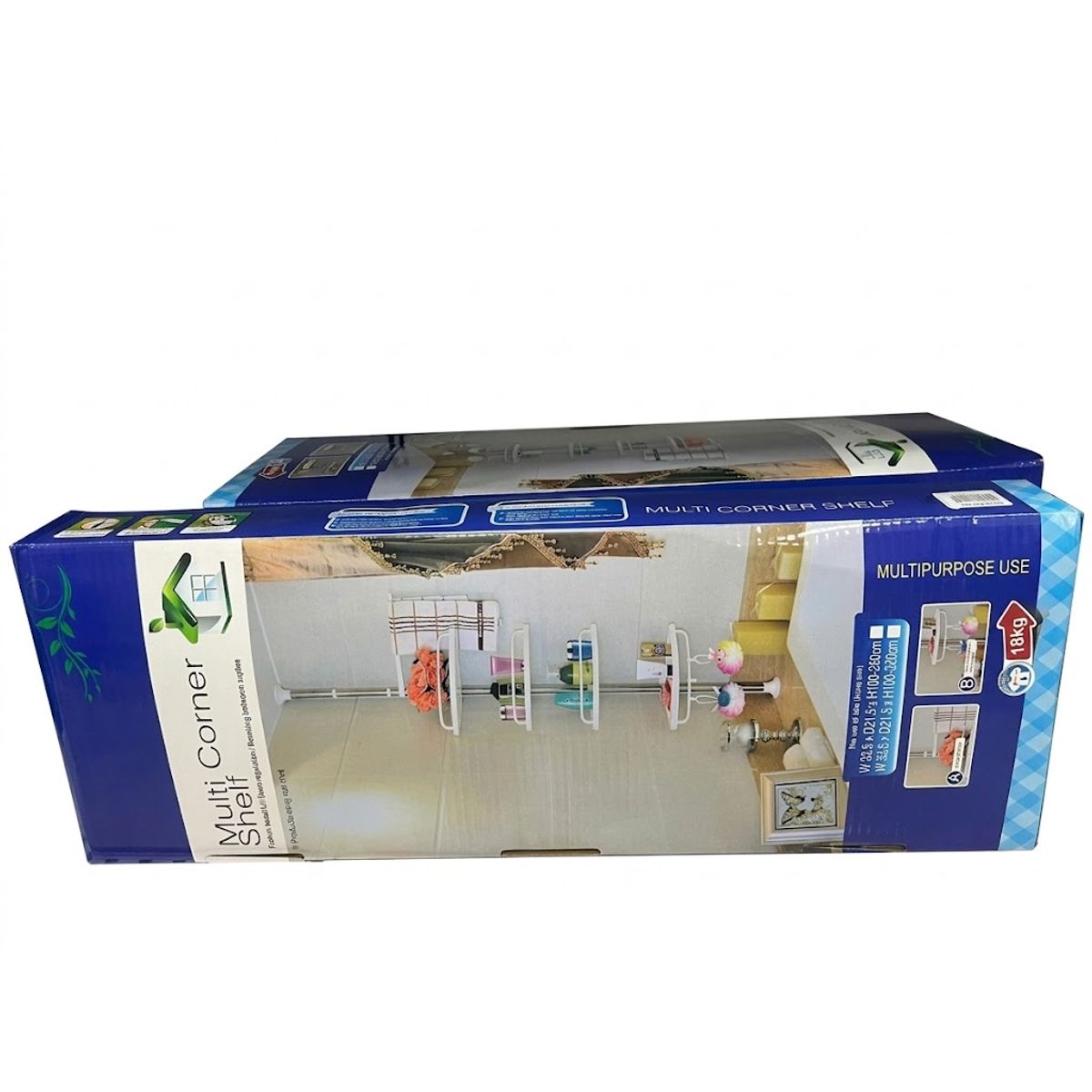 GENERICO - Estante Esquinero Baño Multi Corner Shelf 4 Niveles Blanco PP/ABS