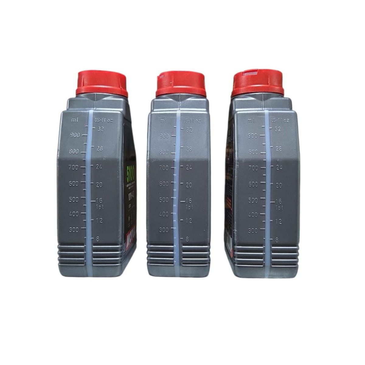 MOTUL - Pack 3L Aceite de Moto 10w 40 Semi-sintetico Motul 4T