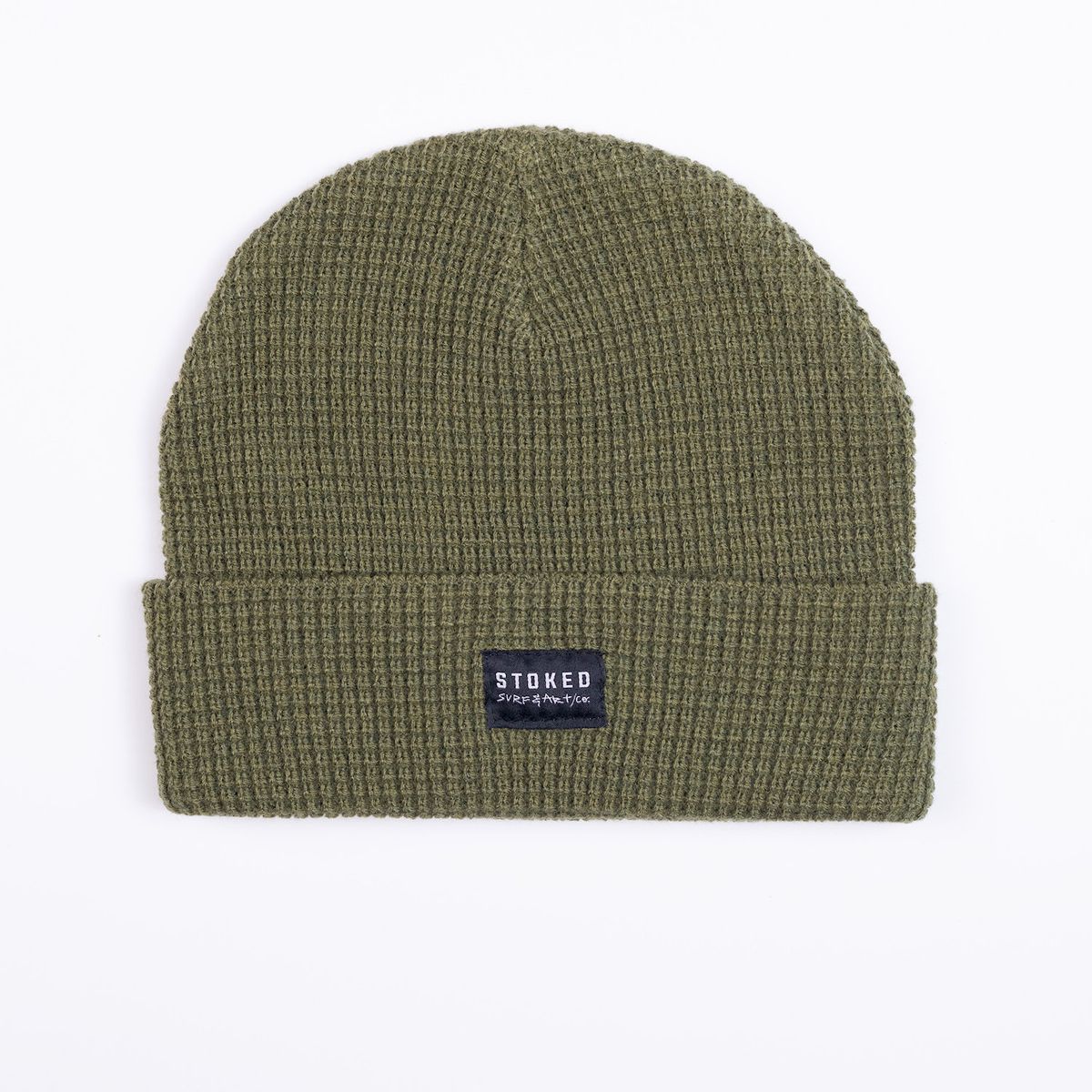 STOKED - Gorro Beanie Unisex Stoked Rubb Verde