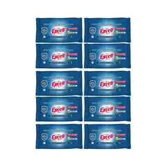 EXCELL - Pack 10 Toallitas Desinfectantes 350 Unidades en total