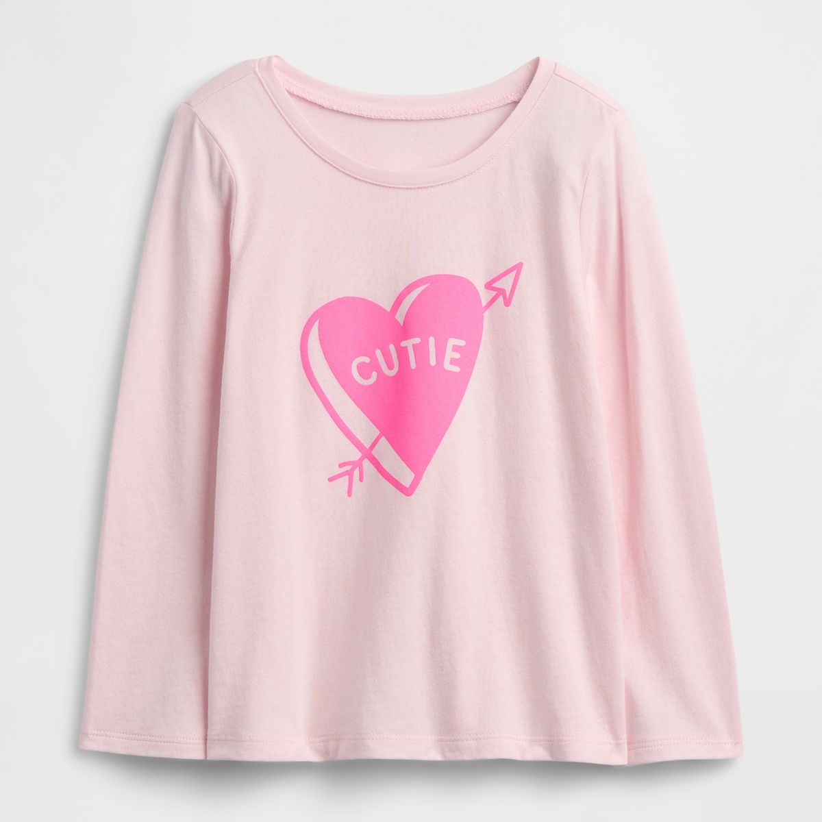 GAP - Polera Toddler Niña Gap Manga Larga Rosado