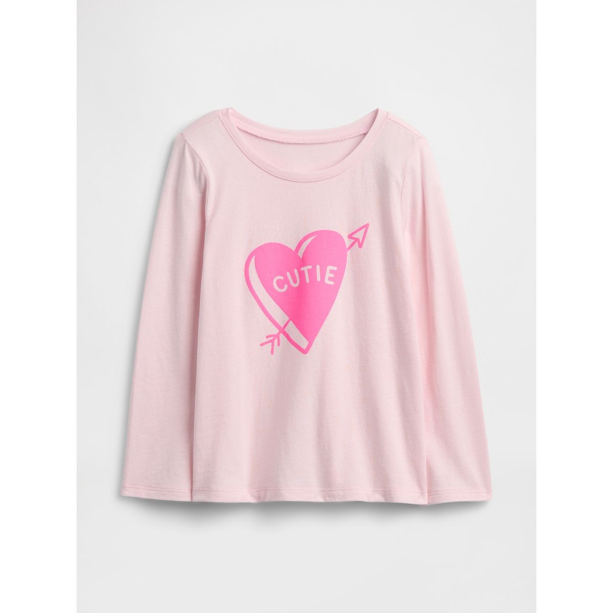 GAP - Polera Toddler Niña Gap Manga Larga Rosado