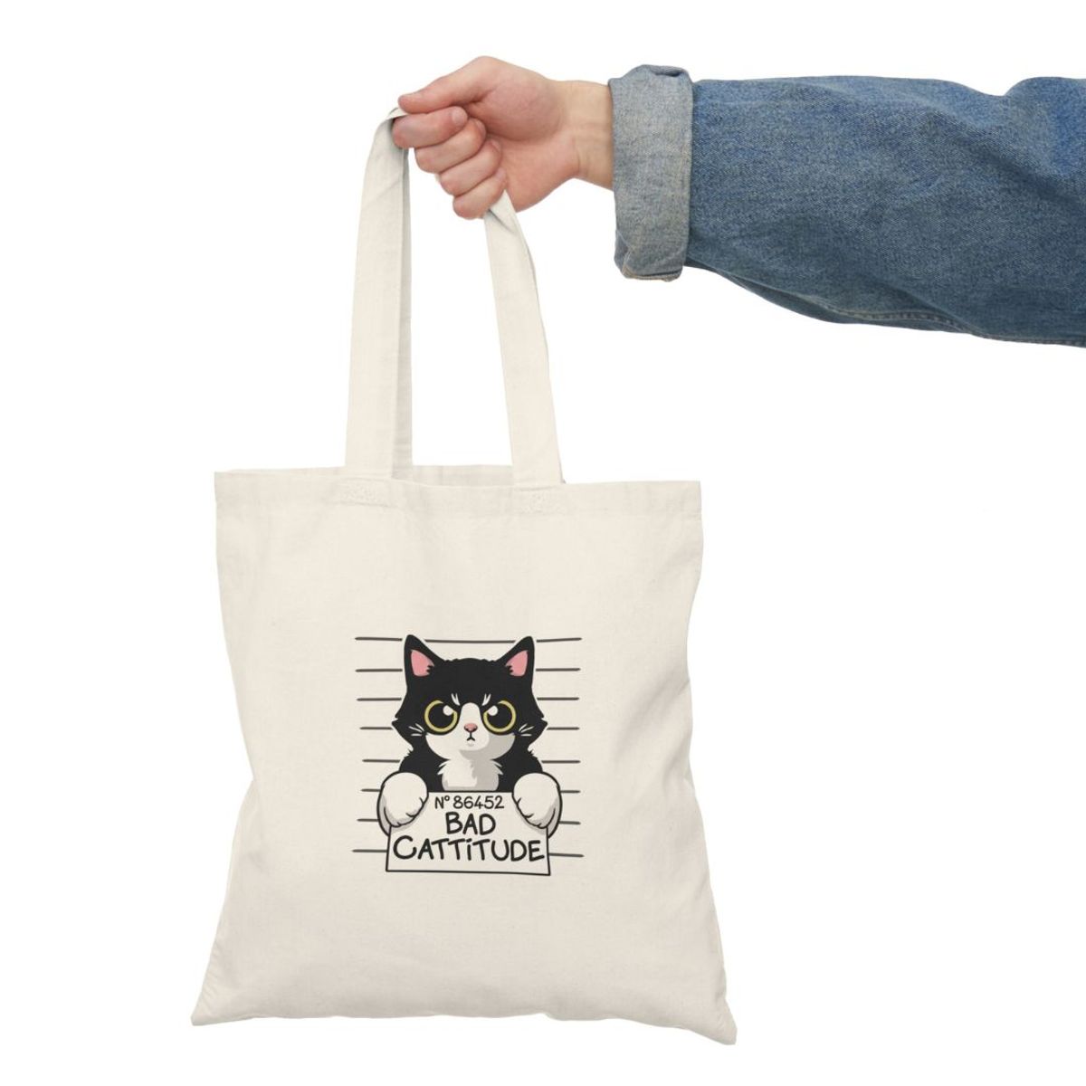 GENERICO - Tote Gato Bad Cattitude